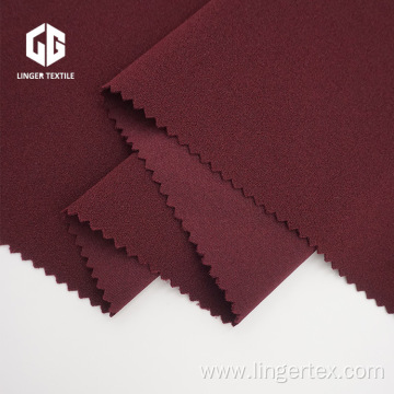 Twisted 100D Polyester Spandex Knit Crepe Fabric